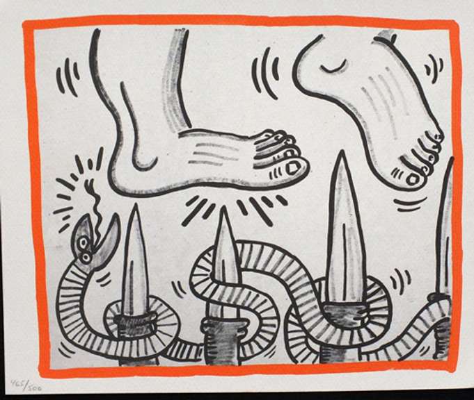 Very Collectable limited edition Keith Haring