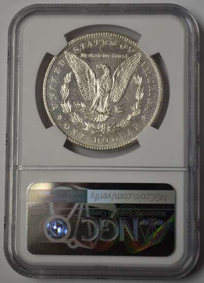1878-S Morgan Silver Dollar NGC UNC Details Harshly Cleaned