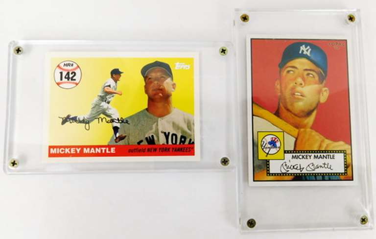 2 Topps 2006 Mickey Mantle Baseball Cards