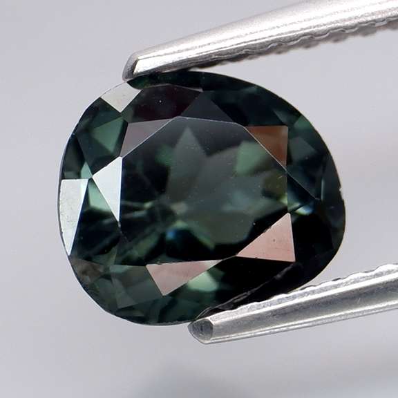 Fancy cut 2.07ct untreated gray blue VS Tourmaline