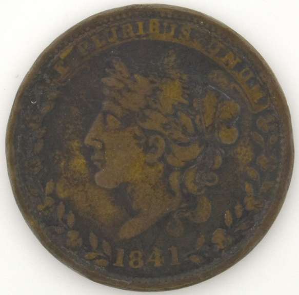 1841 "Not One Cent" HT-58 R-1