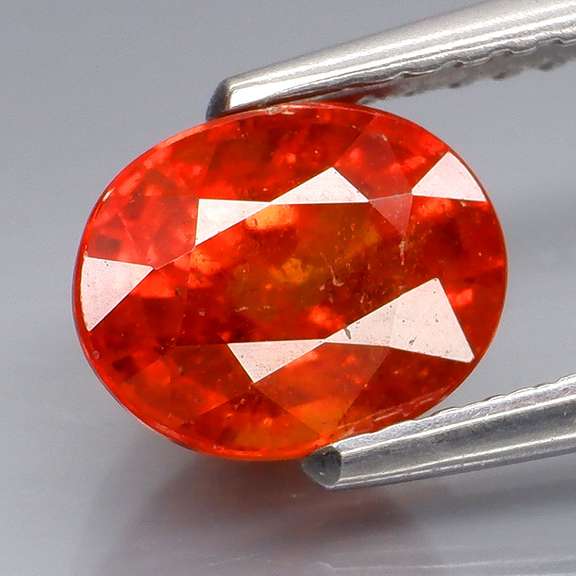 Amazing top red orange 2.11ct Namibian Garnet