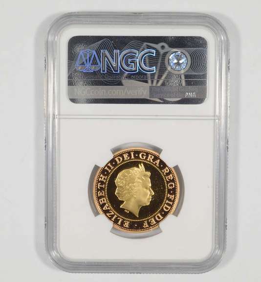 PF69 UCAM 1999 Great Britain 2 Gold Pounds Rugby World Cup Graded NGC