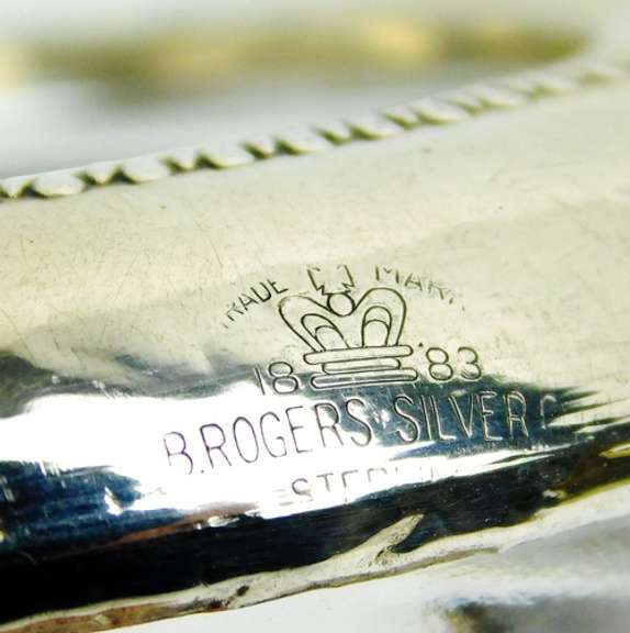 Antique Sterling & Glass Lion Head Tooth Pick/Match Holder