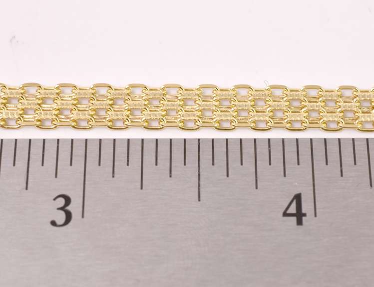 Wonderful Woven Bracelet in 14K Yellow Gold