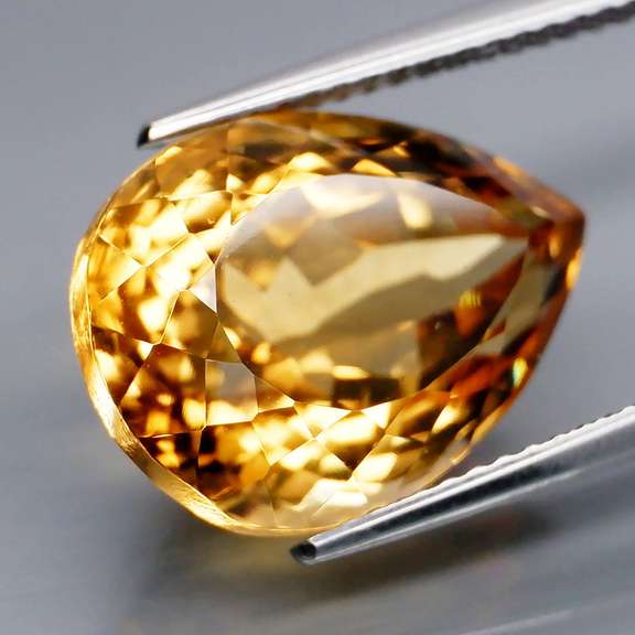 Simply divine 9.91ct high luster high fire golden Citrine