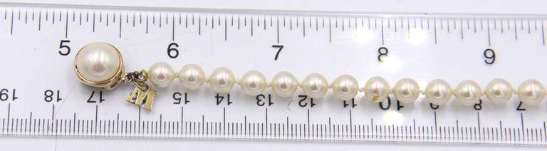 Set of Majorica Pearl Necklace and Bracelet