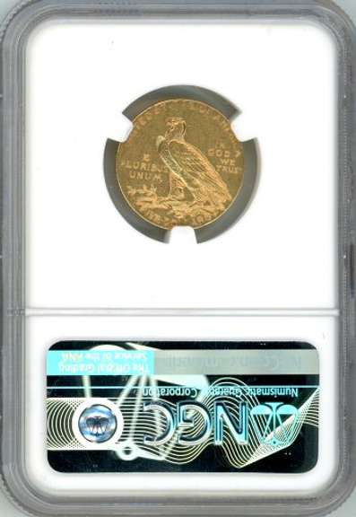 1913-S $5 Indian Head Gold Piece in NGC AU53