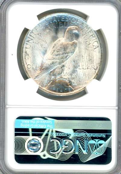 1923 Peace Silver Dollar in NGC MS64