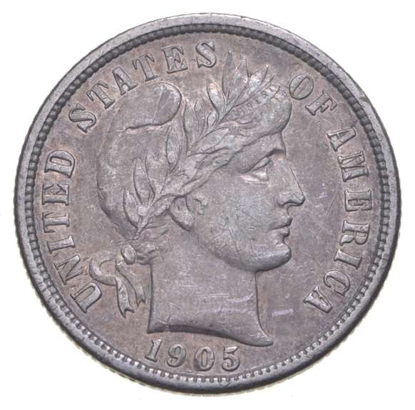 1905-S Barber Dime