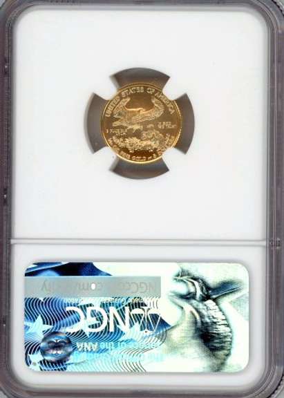 2017 $5 Gold Eagle in NGC MS70 First Release