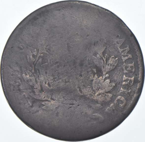 1802 Draped Bust Large Cent - Counter Stamped "Portlan"