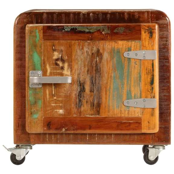 Bedside Cabinet 19.7x11.8x19.7in Solid Reclaimed Wood