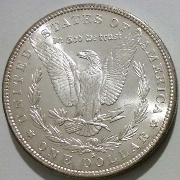 Exceptional BU 1890 San Francisco Minted Morgan Silver Dollar!