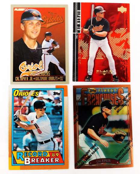 4 Cal Ripken, Jr. Baseball Cards