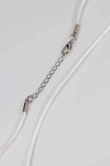 Stainless Steel Clasp - Silk Rope Chain Lot - 27 Necklaces