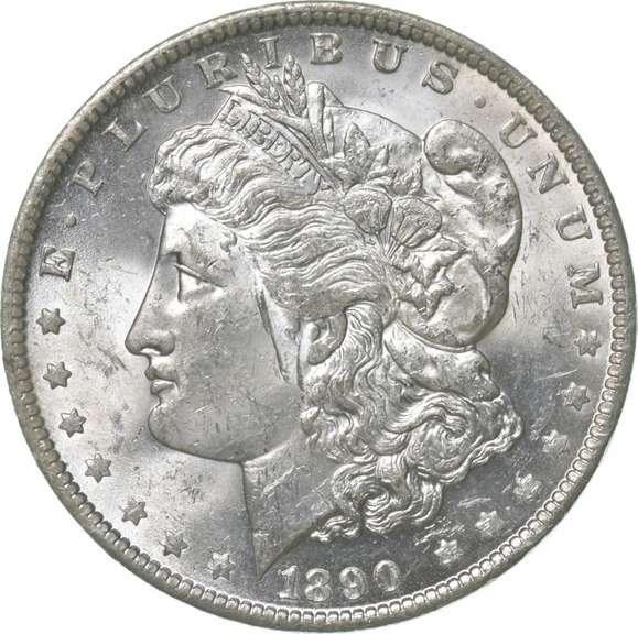 1890-O Morgan Silver Dollar