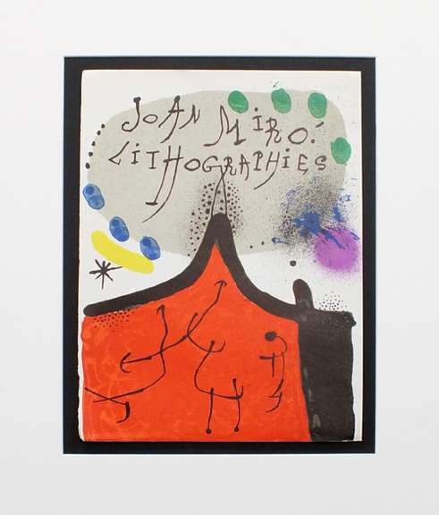 Miro, limited edition lithograph 1972