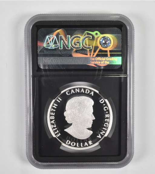 PF70UCAM 2020 Canada 1 Dollar 1 Oz .999 Silver Peace Signed - NGC