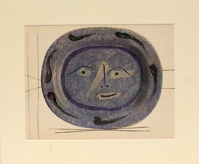 Very rare Picasso offset lithograph in gloss coated from 1948