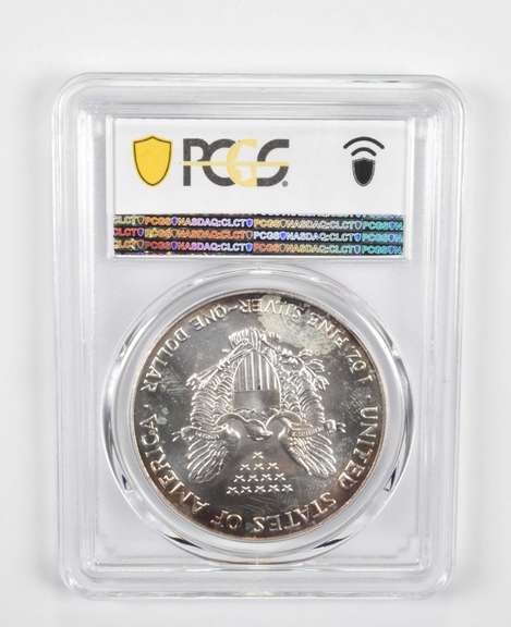 MS66 1993 American Silver Eagle - Graded PCGS