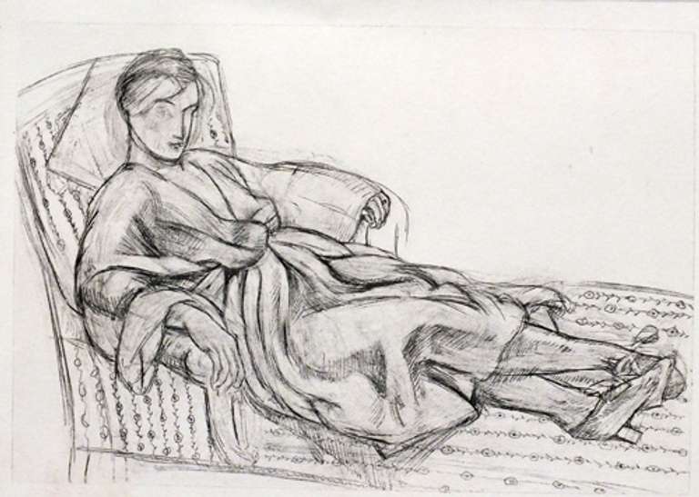 Rare H. Matisse original offset lithograph, 1920