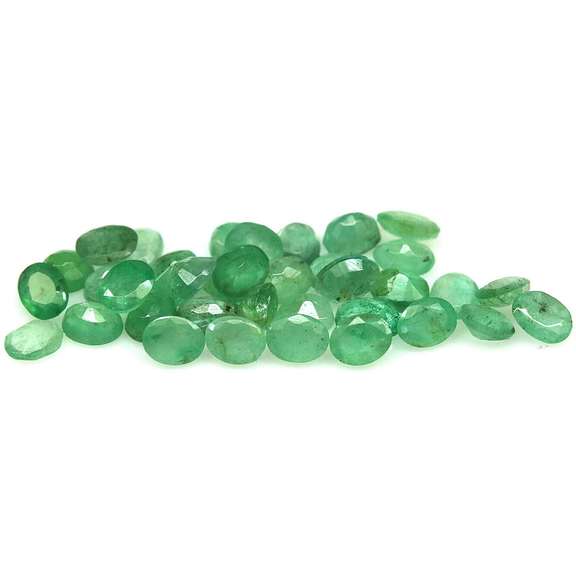 Large 6.96ct 36 piece Zambian Emerald parcel