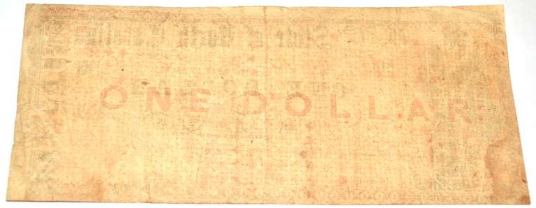 State of North Carolina $1 Oct 20 1861 Series Note