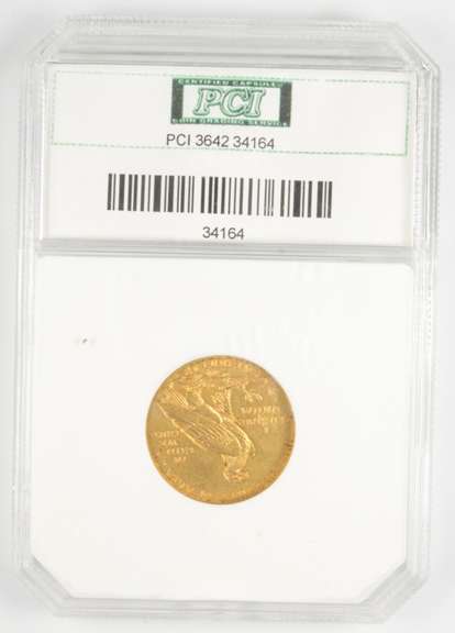 1913 $5 Indian Head Gold Half Eagle