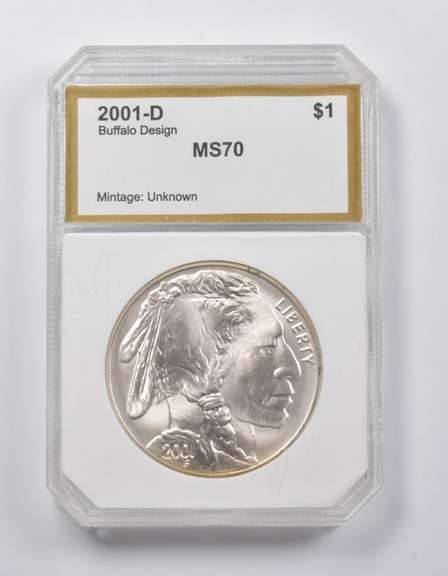 2001-D American Buffalo Commemorative Silver Dollar