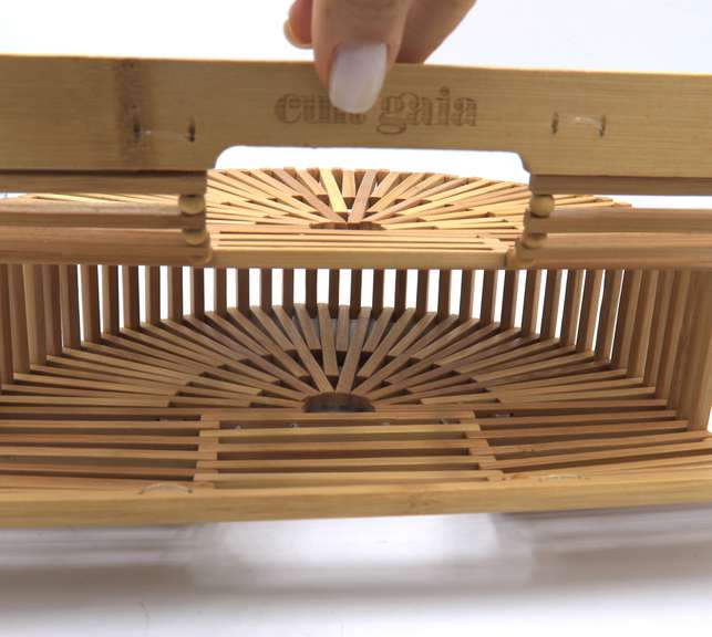 Cult Gaia Bamboo Ark Top Handle Small Bag