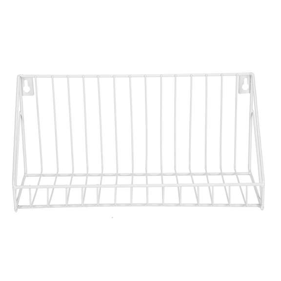 Nordic Minimalist Wrought Iron Grid Wall Shelf Storage