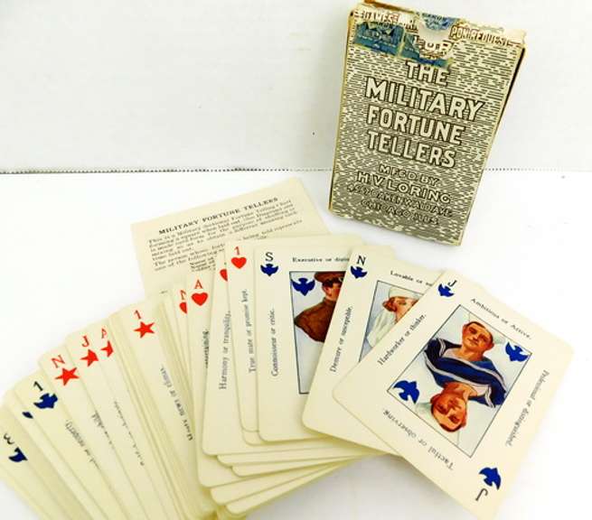 1917 Military Fortune Tellers Cards - Complete