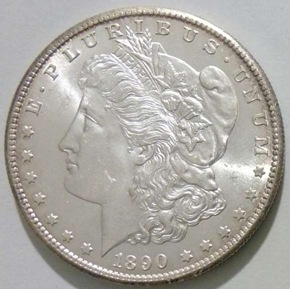 Exceptional BU 1890 San Francisco Minted Morgan Silver Dollar!