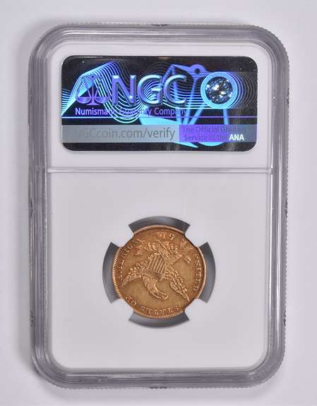 XF45 1835 $5 Classic Head Gold Half Dollar NGC