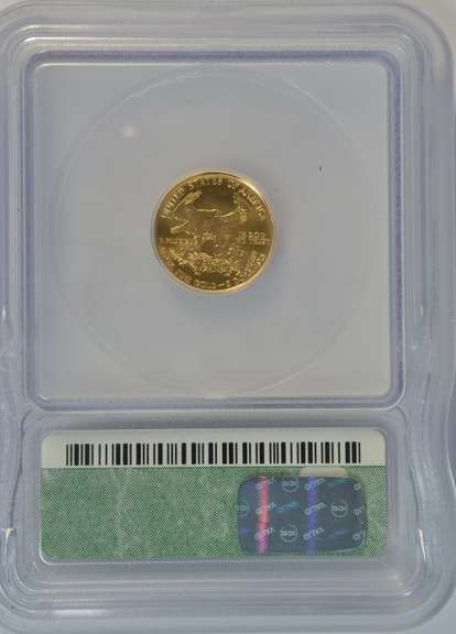 Flawless Gem BU Better 2000 $5 American Gold Eagle. ICG MS70