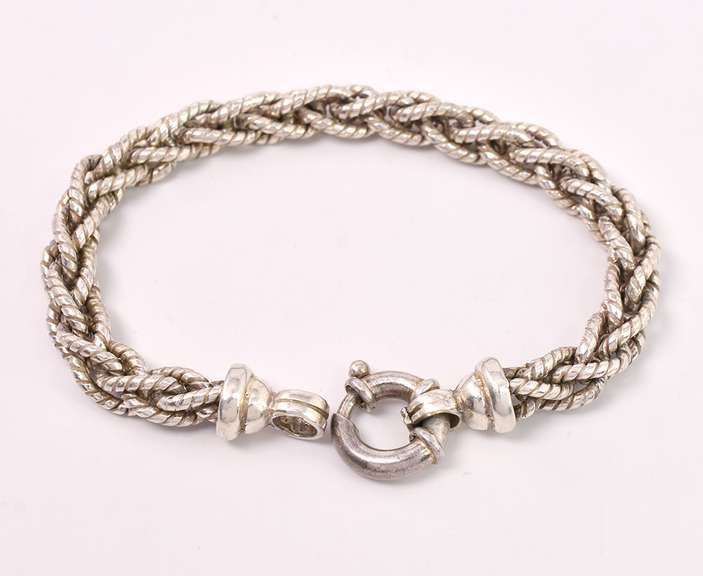 Braided Sterling Silver Bracelet