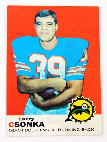 Larry Csonka 1969 Football Card