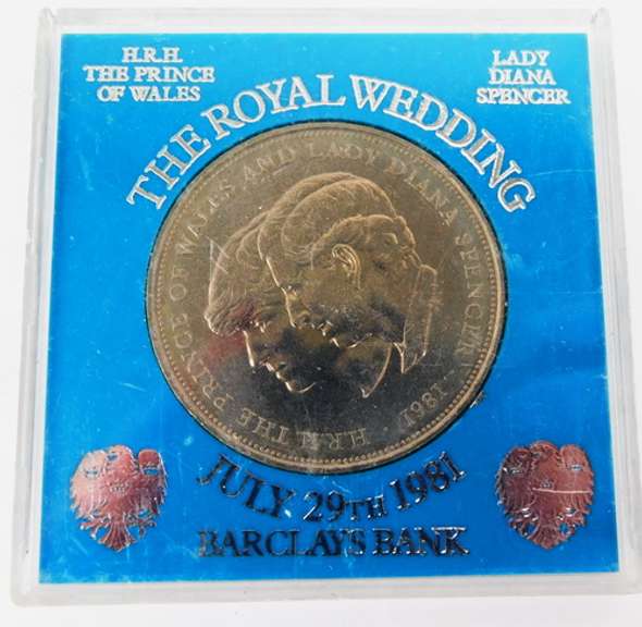 1981 Royal Wedding Coin Medallion
