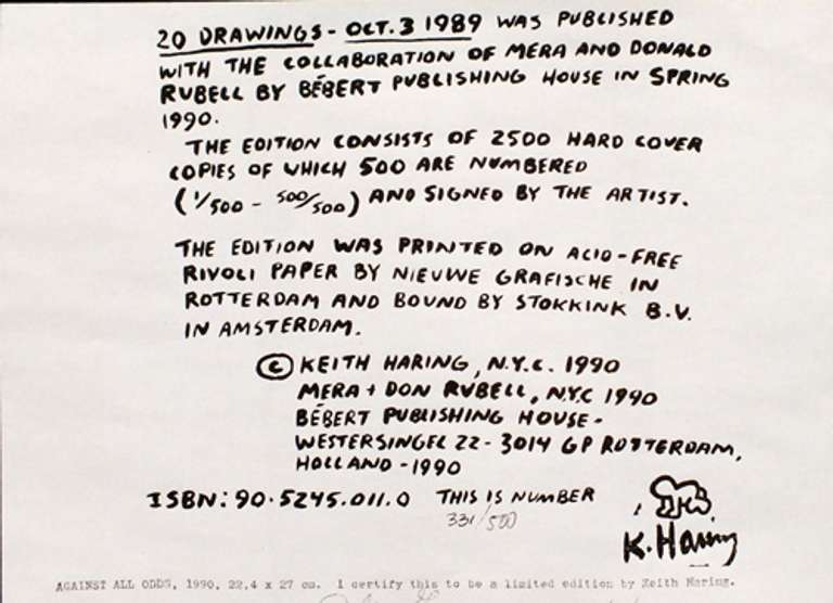 Very Collectable limited edition Keith Haring