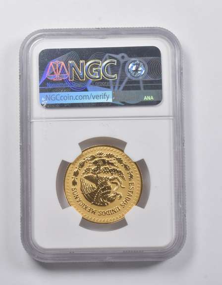 REV PF70 2019Mo Mexico 1/2 Gold Onza NGC Libertad Mexican