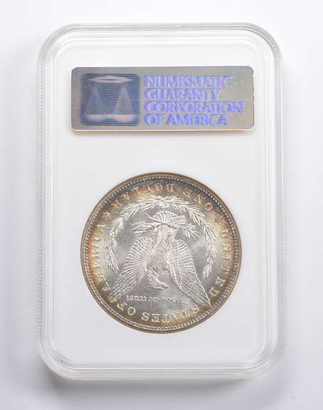 MS64 1885 Morgan Silver Dollar CAC NGC
