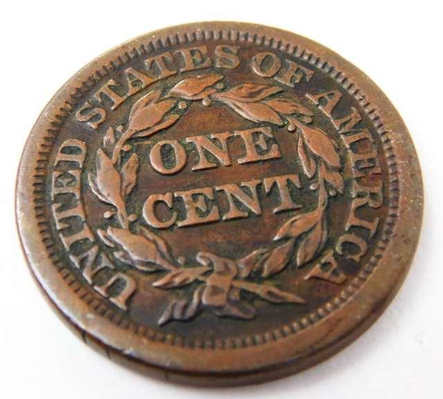 Rare 1851 U.S. Large Cent Coin