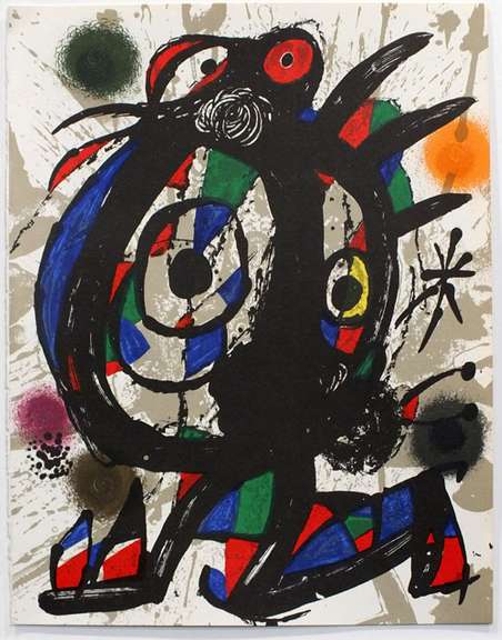 Miro, limited edition lithograph 1975