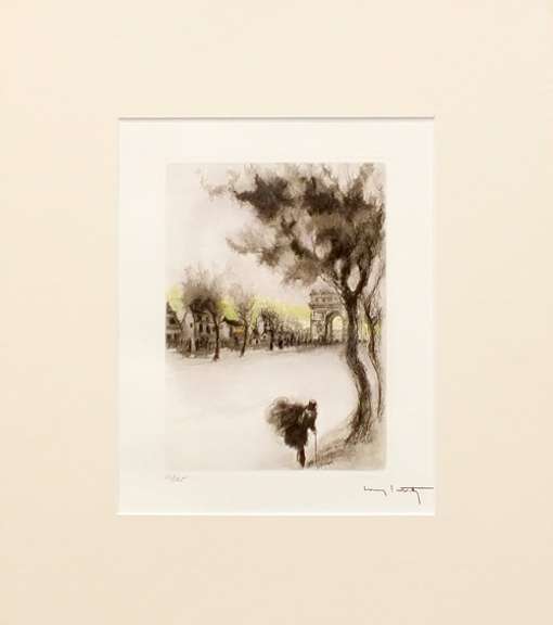 Louis Icart, 1938 original copperplate signed stamp . Erotica series