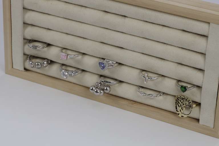 Sterling Silver Curated Ring Assortment Various Sizes & Styles (10 Ring Lot)