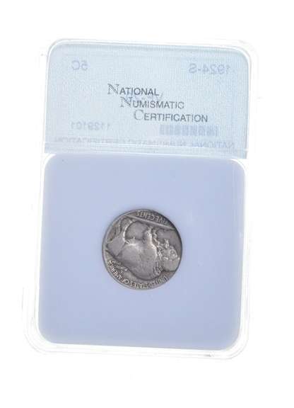 VF20 1924-S Indian Head Buffalo Nickel - Graded NNC
