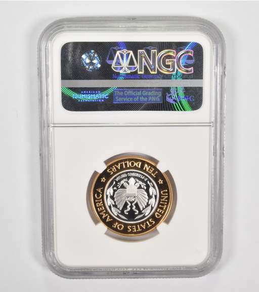 PF70UCAM 2000-W $10 Library Of Congress Commem. Castle Sign NGC