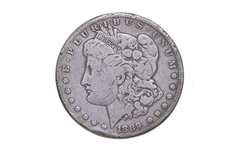1889-CC Morgan Silver Dollar