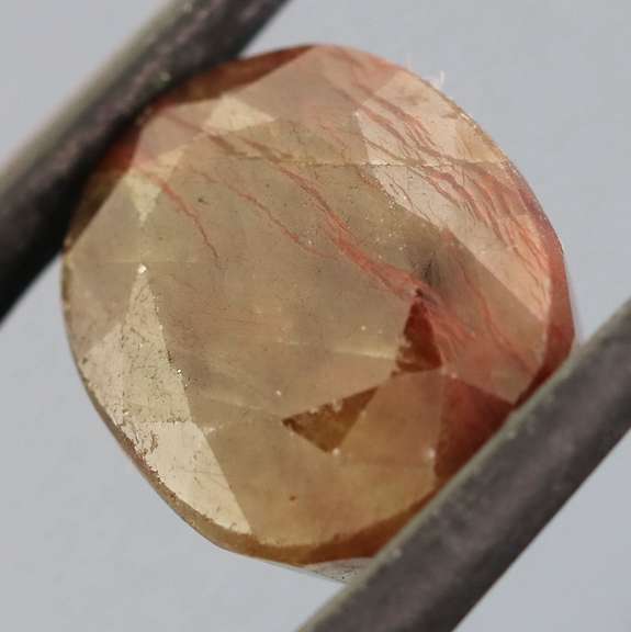 UNTREATED! 18.84ct root beer faceted Sapphire